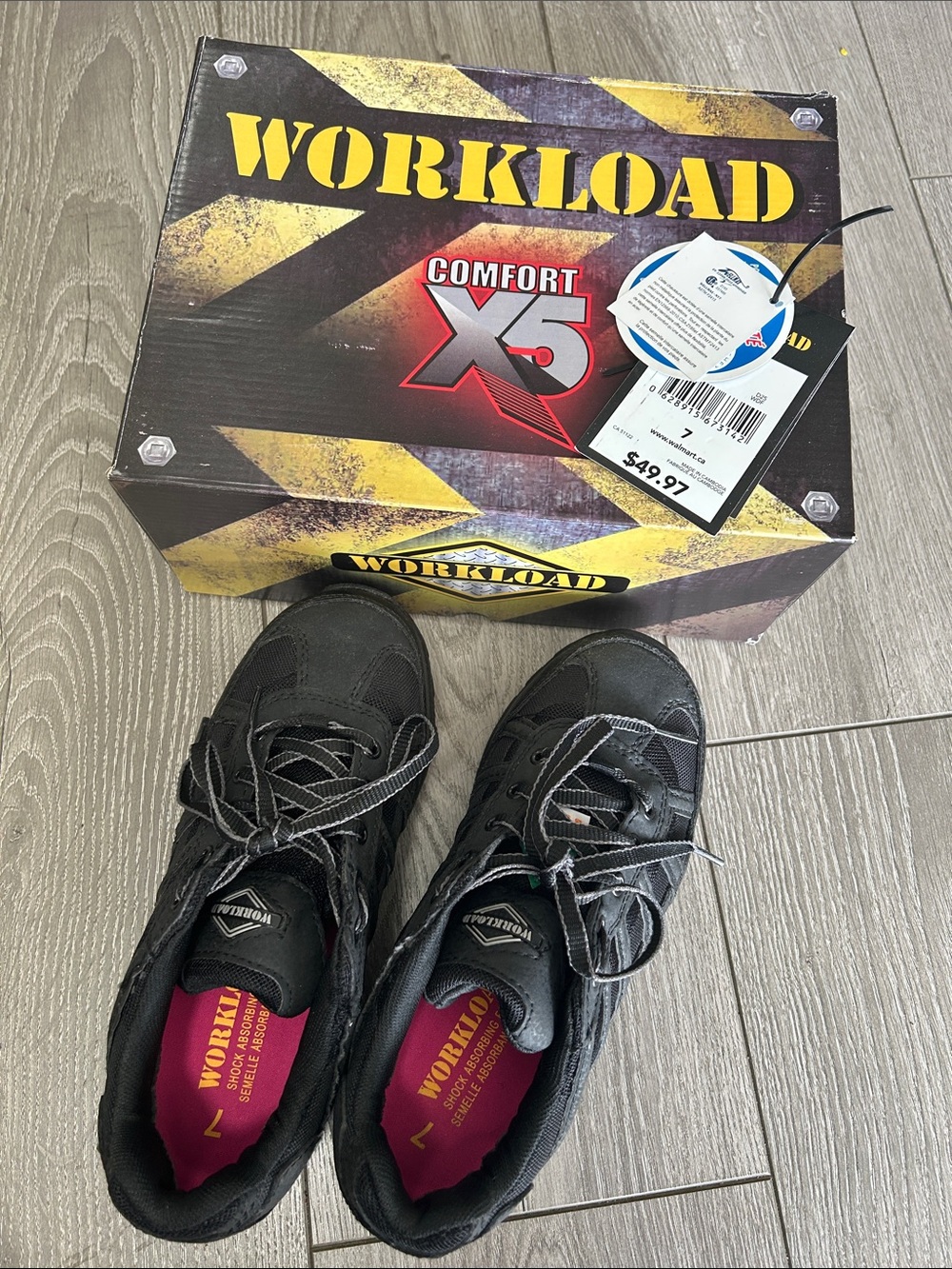 Women's Black work safety Comfort X5 Slip-Resistant Boots